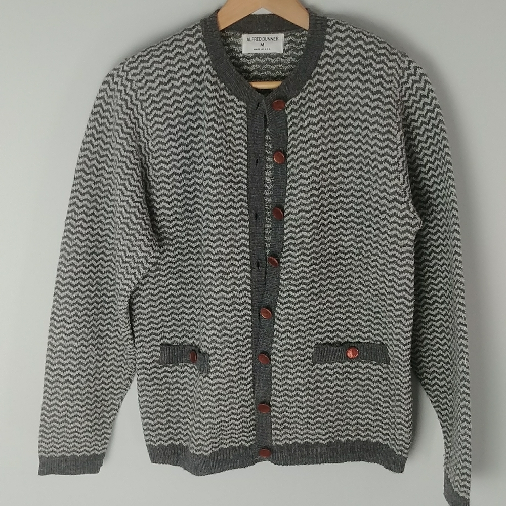 Alfred Dunner Chevron Sweater